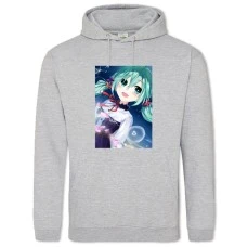 Hoodie with Print Date A Live Natsumi - 2XL grey