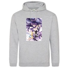 Hoodie with Print Date A Live Tohka Yatogami - 2XL grey