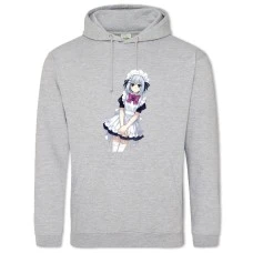 Hoodie with Print Date A Live Origami Tobiichi - 2XL grey