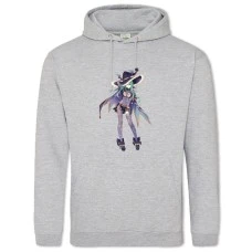 Hoodie with Print Date A Live Natsumi Witch - 2XL grey
