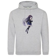 Hoodie with Print Date A Live Happy Yatogami Tohka - 2XL grey