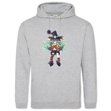 Hoodie with Print Date A Live Natsumi Little Witch - 2XL grey