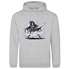 Hoodie with Print Date A Live Battle Girl Print - 2XL grey