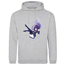 Hoodie with Print Date A Live Flying Yatogami - 2XL grey