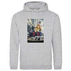 Худи с принтом Стальной Алхимик Тематика - 2XL серый