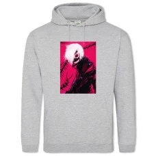 Hoodie with Print Tokyo Ghoul Art Ken Kaneki - 2XL grey