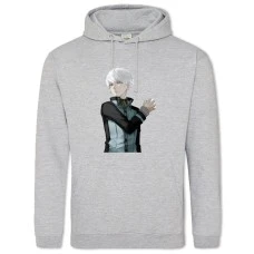Hoodie with Print Tokyo Ghoul Boy - 2XL grey