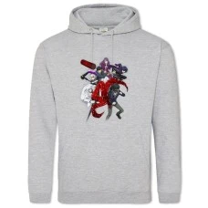 Hoodie with Print Tokyo Ghoul Action Print - 2XL grey
