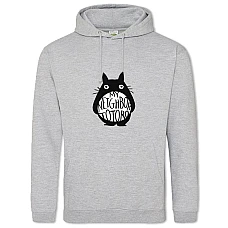 Hoodie with Print Tonari No Totoro Logo Hero - 2XL grey