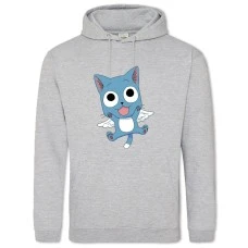 Худи с принтом Хвост Феи Кот - 2XL серый