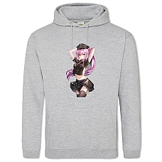 Hoodie with Print Darling In The Franxx Hero Zero Two - 2XL grey