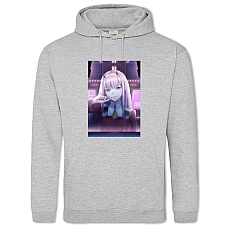 Hoodie with Print Darling In The Franxx Zero Two Print - 2XL grey
