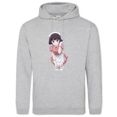 Hoodie with Print Blend S Funny Maika Sakuranomiya - 2XL grey
