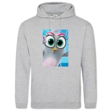 Hoodie with Print Angry Birds Girl - 2XL grey