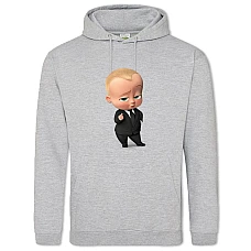 Hoodie with Print Baby Boss Child - 2XL grey