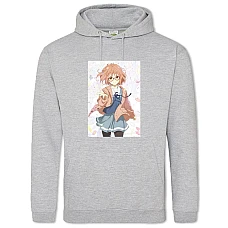 Hoodie with Print Beyond The Boundary Kuriyama - 2XL grey