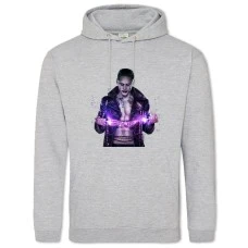 Hoodie with Print Suicide Squad The Joker Lighting - 2XL grey
