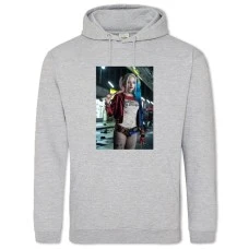 Hoodie with Print Suicide Squad Harley Quinn Hero - 2XL grey