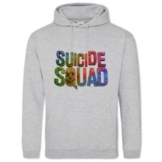 Hoodie with Print Suicide Squad Creative Logo - 2XL grey