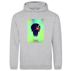 Hoodie with Print Suicide Squad Deadshot Art - 2XL grey