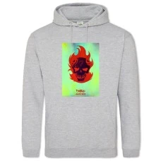 Hoodie with Print Suicide Squad Diablo Art - 2XL grey