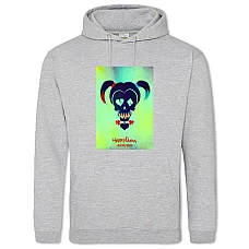 Hoodie with Print Suicide Squad Harley Quinn Art - 2XL grey