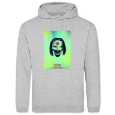 Hoodie with Print Suicide Squad Katana Art - 2XL grey