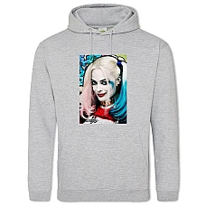 Hoodie with Print Suicide Squad Harley Quinn Girl - 2XL grey
