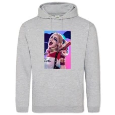 Hoodie with Print Suicide Squad Happy Harley Quinn - 2XL grey