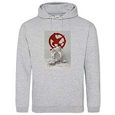 Hoodie with Print The Hunger Games Anarchy - 2XL grey