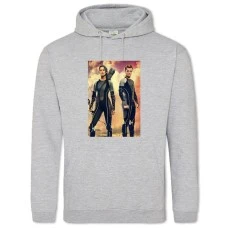 Hoodie with Print The Hunger Games Katniss Everdeen And Peeta Mellark - 2XL grey