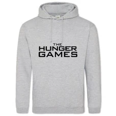 Hoodie with Print The Hunger Games Logo - 2XL grey