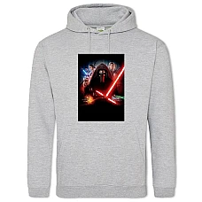 Hoodie with Print Star Wars Heroes - 2XL grey