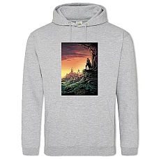 Hoodie with Print Star Wars Planet - 2XL grey