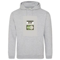 Hoodie with Print Star Wars Master Yoda - 2XL grey