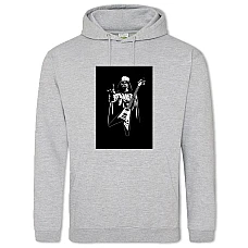Hoodie with Print Star Wars Darth Vader Guitar - 2XL grey