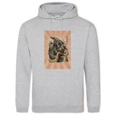 Hoodie with Print Star Wars Style - 2XL grey