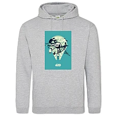 Hoodie with Print Star Wars Universe Art - 2XL grey