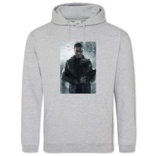Hoodie with Print The Terminator Main Theme - 2XL grey