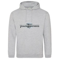 Hoodie with Print Transformers Logo - 2XL grey