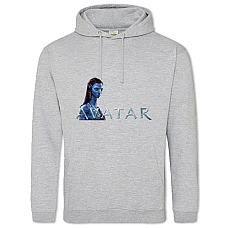 Худи с принтом Аватар Нейтири - 2XL серый