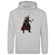 Худі з принтом Марвел Принт Тор - 2XL сірий