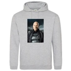 Hoodie with Print X-Men Professor X - 2XL grey