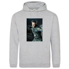 Hoodie with Print X-Men Logan Wolverine - 2XL grey