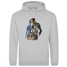 Hoodie with Print X-Men Heroes - 2XL grey