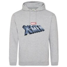 Hoodie with Print X-Men Logo - 2XL grey
