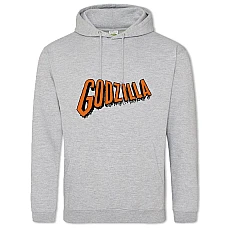 Худи с принтом Годзилла Логотип - 2XL серый