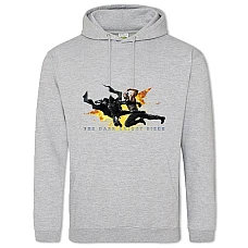 Худі з принтом Темний Лицар Битва - 2XL сірий