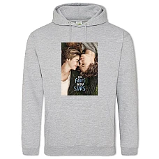 Hoodie with Print Виноваты Звёзды Print - 2XL grey
