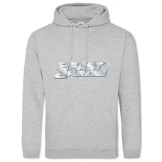 Худи с принтом Форсаж Логотип - 2XL серый